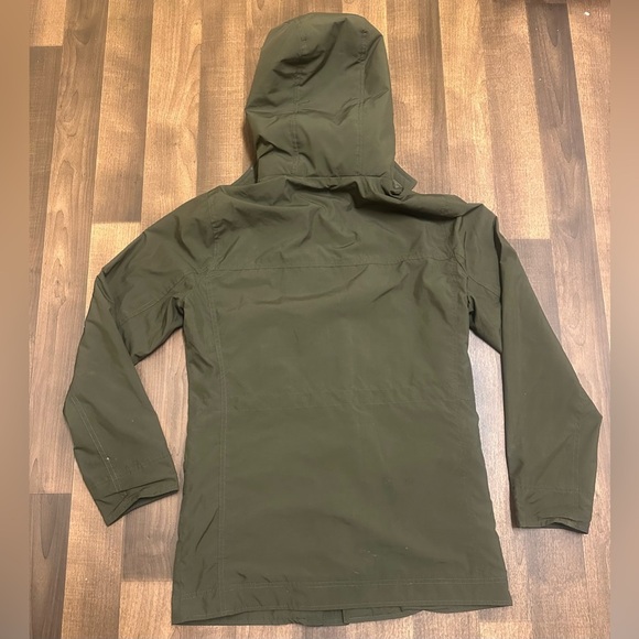 Hollister Green Military Field Jacket Hooded Casual - Picture 3 of 14